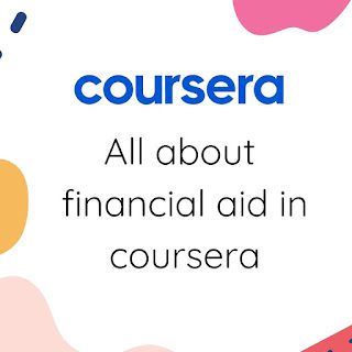 All about financial aid in coursera