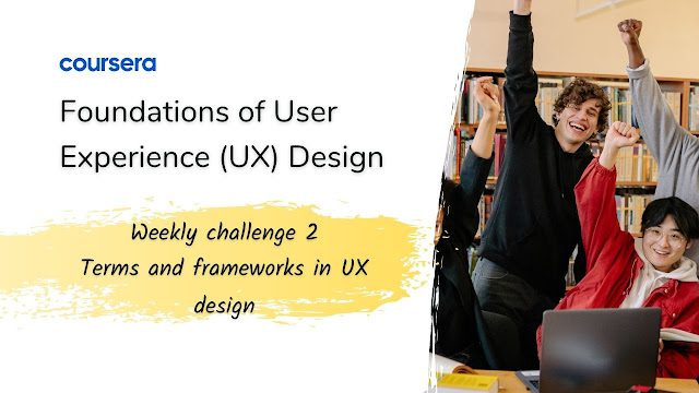 Weekly challenge 2 Terms and frameworks in UX design Quiz Answer