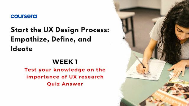 Test your knowledge on the importance of UX research Quiz Answer