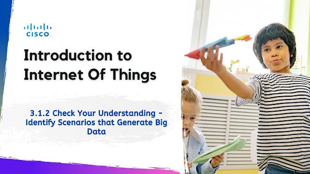 3.1.2 Check Your Understanding - Identify Scenarios that Generate Big Data