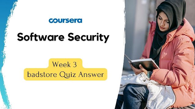 Software Security Week 3 badstore Quiz Answer