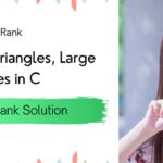 Small Triangles, Large Triangles in C HackerRank Solution