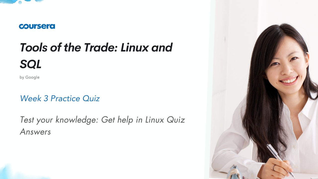 Test your knowledge Get help in Linux Quiz Answers