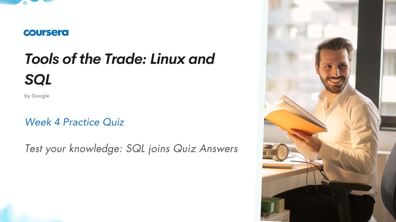 Test your knowledge SQL joins Quiz Answers