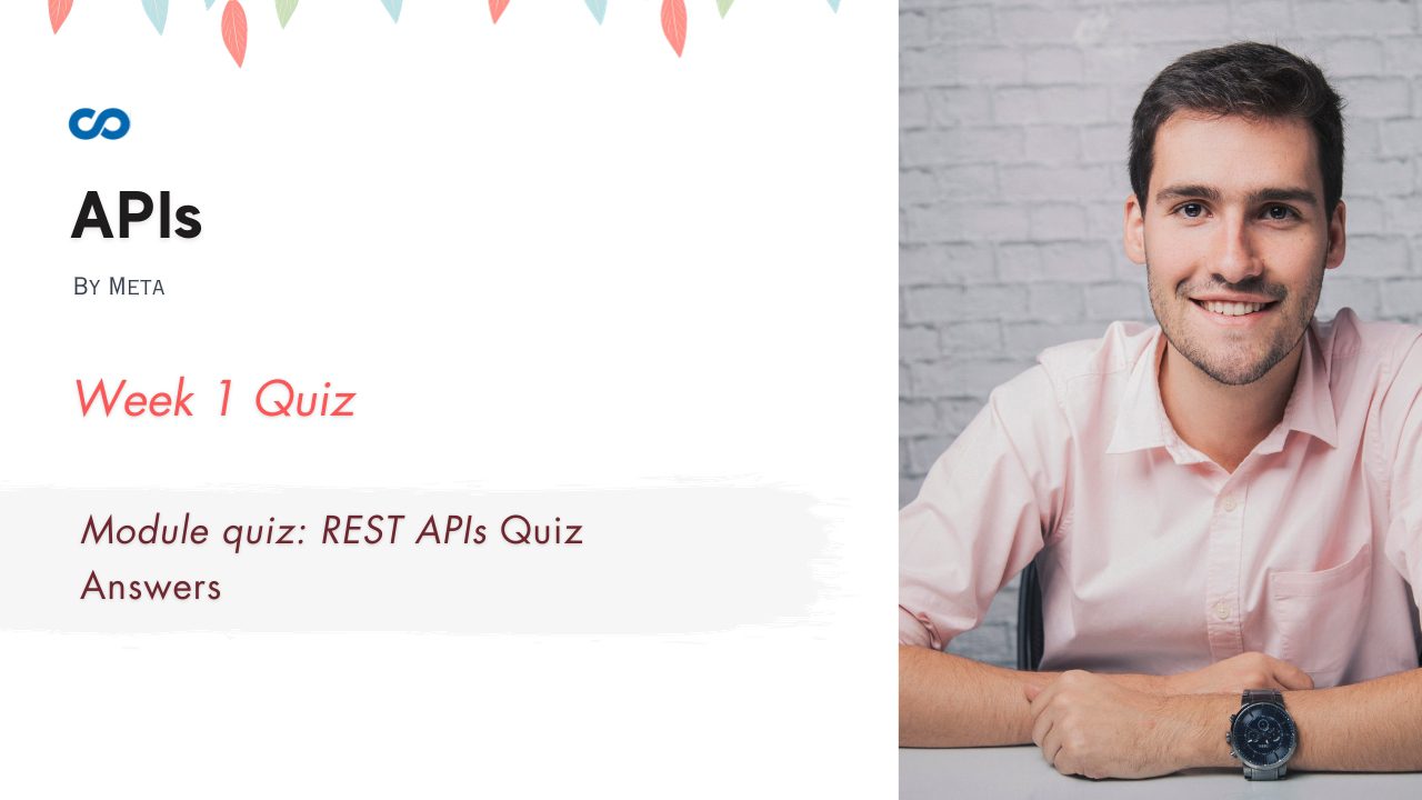 Module quiz REST APIs Quiz Answers