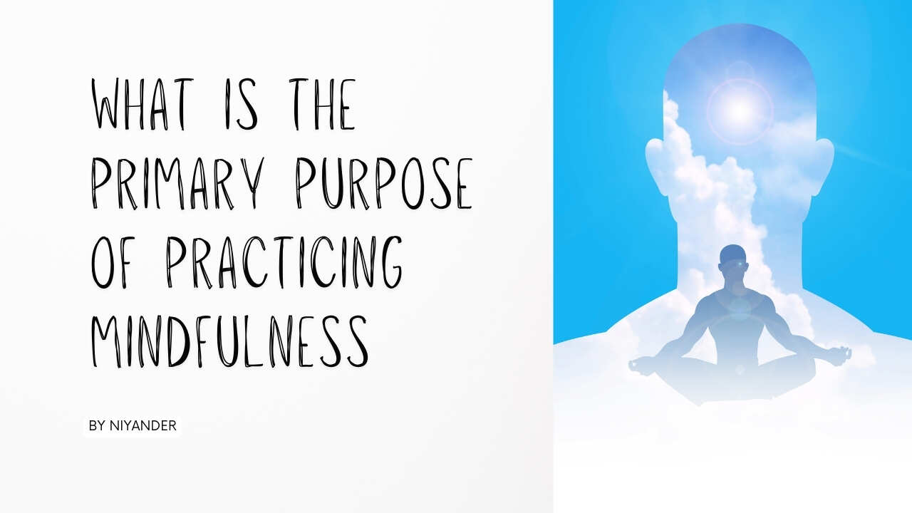What is the primary purpose of practicing mindfulness