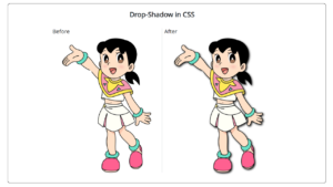 shadow effect to a PNG image using CSS