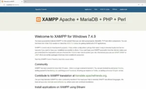 XAMPP server access