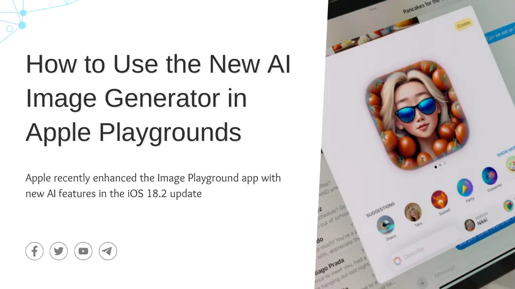 How to Use the New AI Image Generator in Apple Playgrounds