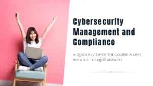 Cybersecurity Management and Compliance