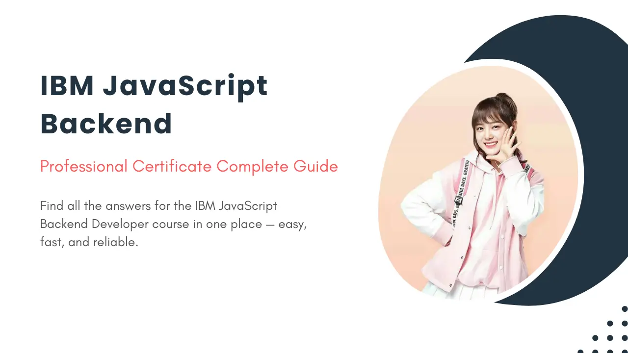 IBM JavaScript Backend Quiz Answers Guide
