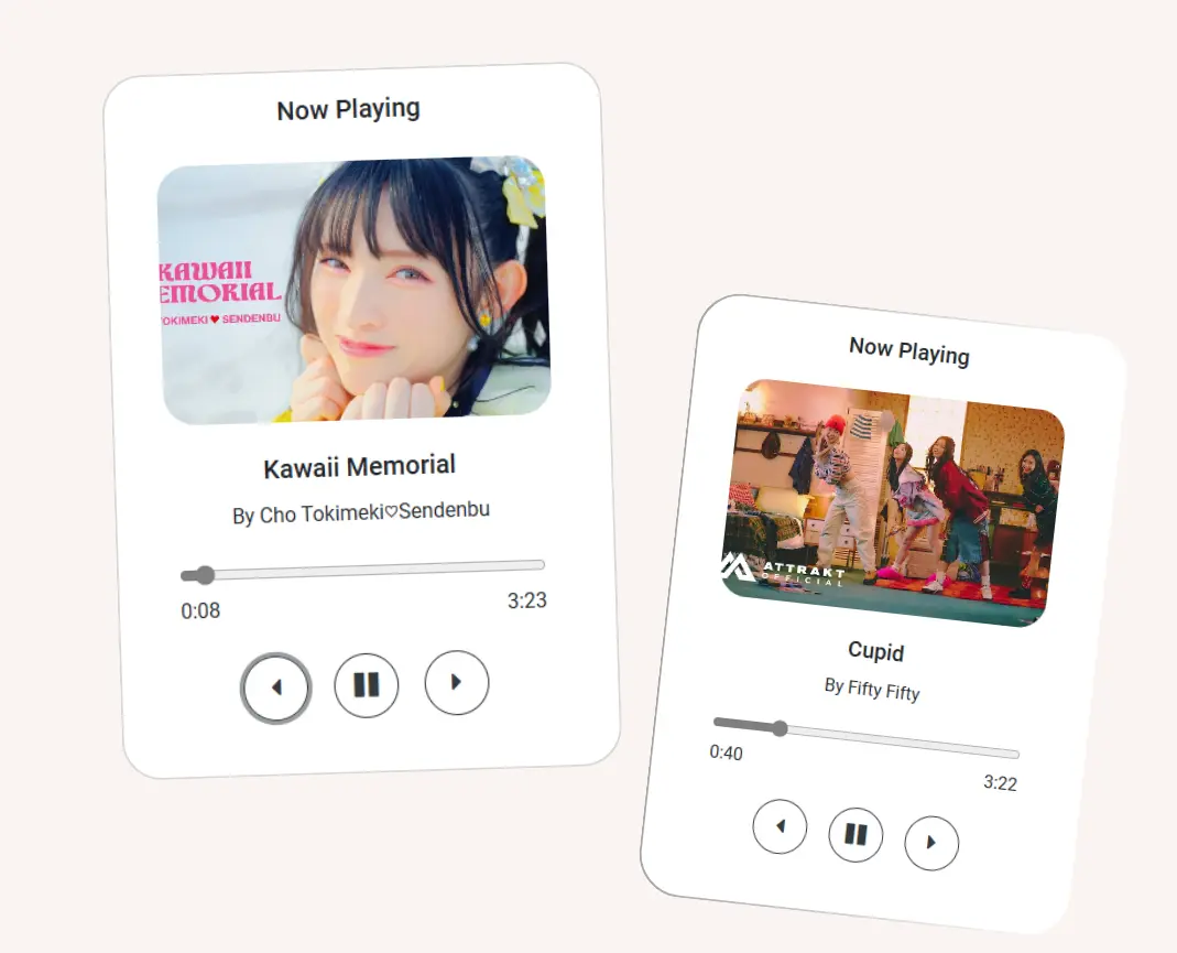 Music Player Using JavaScript – Complete Project 100%